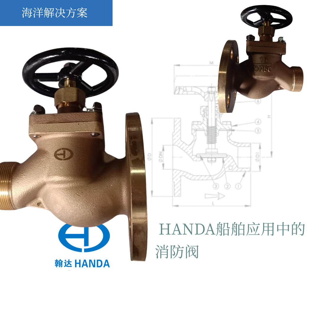 翰达（HANDA）船用消防栓阀：守护海上安全的可靠接口